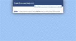 Desktop Screenshot of lesjardinssuspendus.com